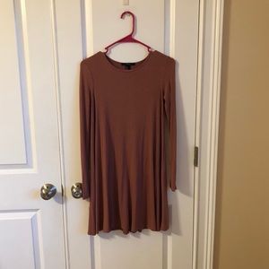 Pink long sleeve dress